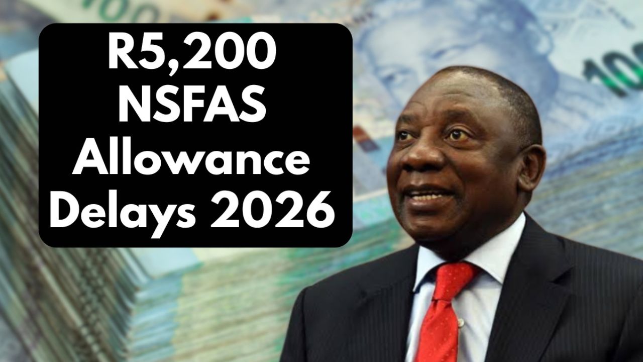 R5200 NSFAS Allowance Delays 2026 Students Face Funding Uncertainty
